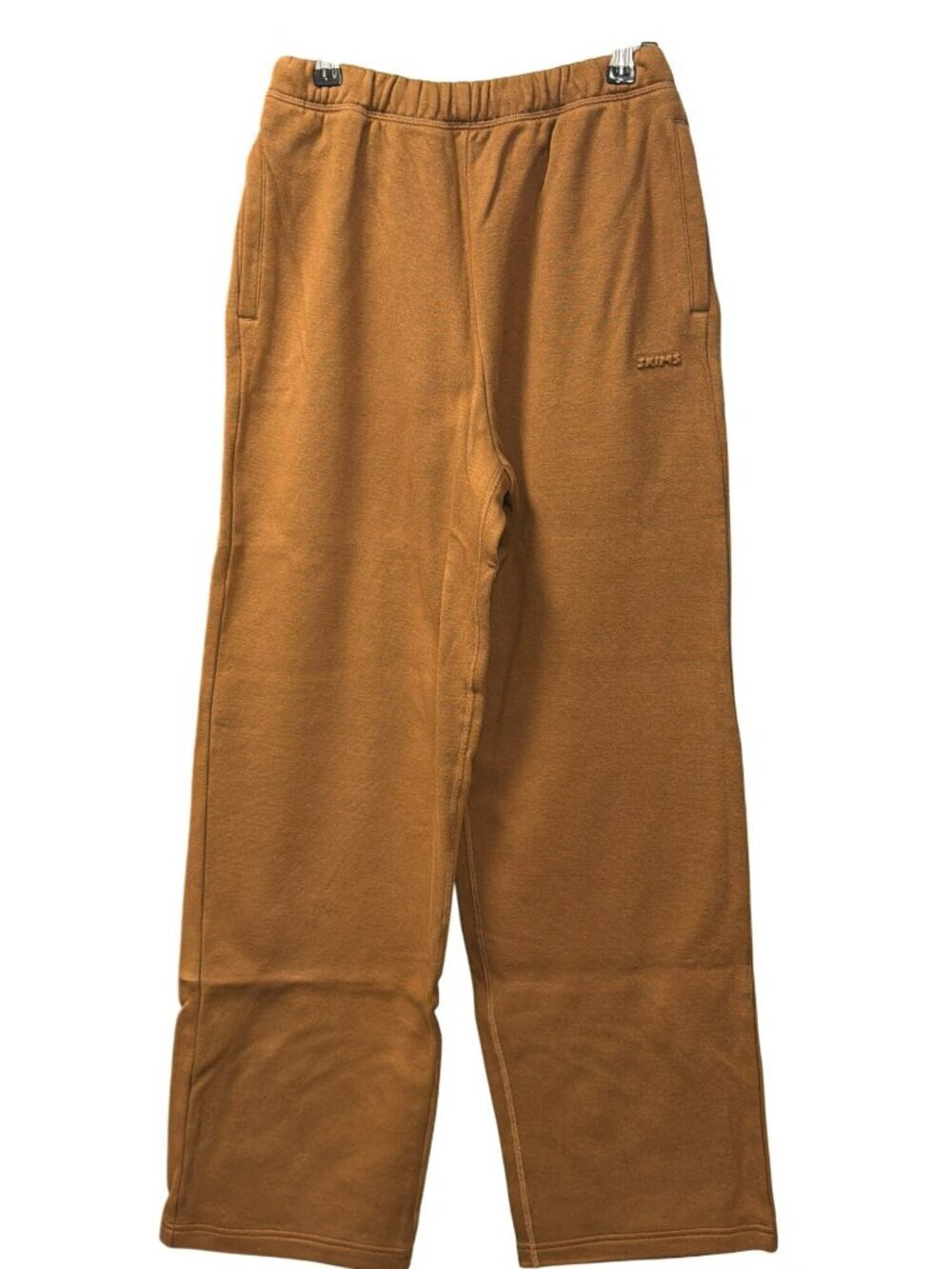 New Skims Cotton Fleece Pull On Jogger Pants Bison Brown XS New - Picture 3 of 6